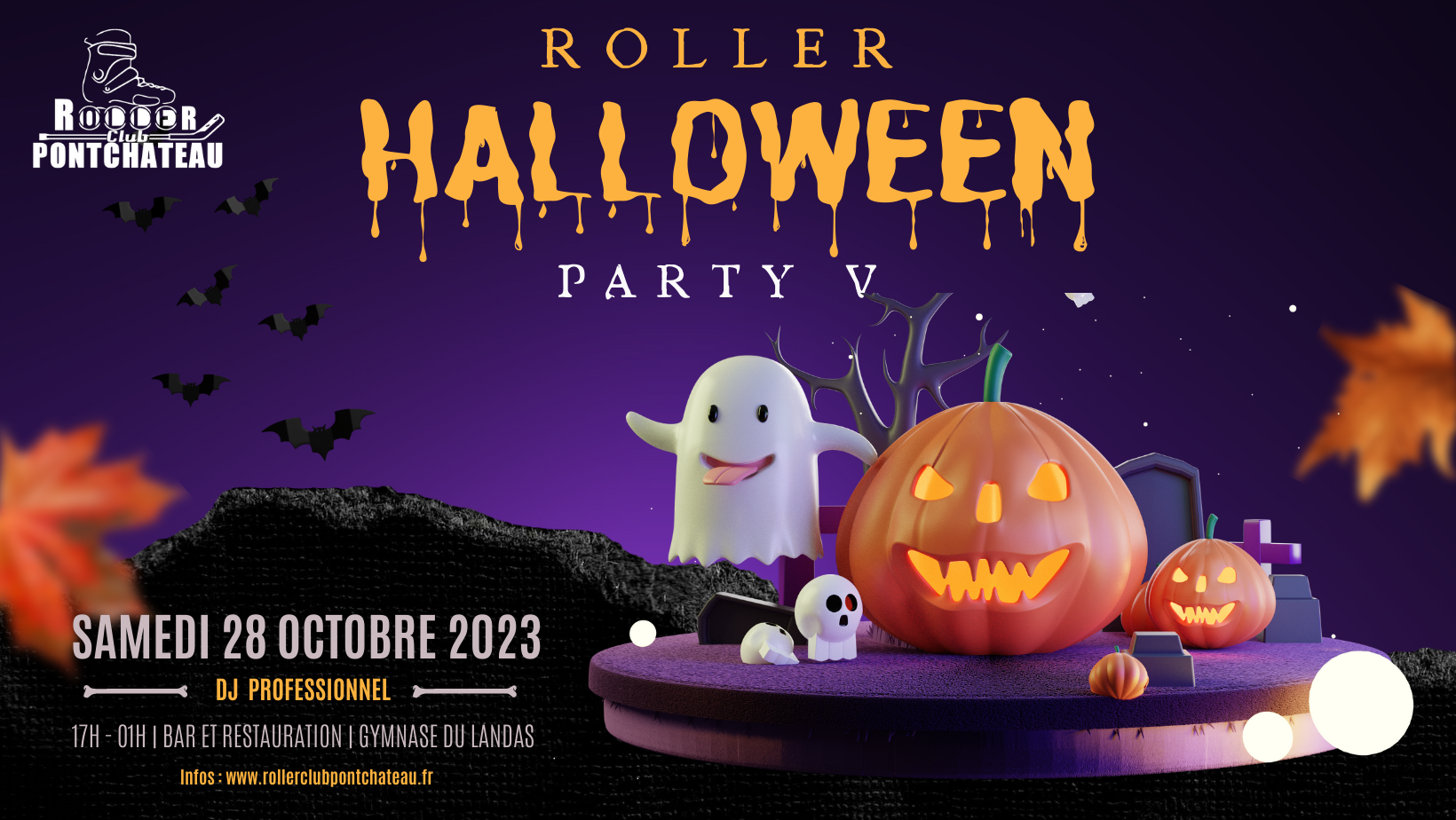 You are currently viewing Roller Halloween Party V : on réserve son samedi !
