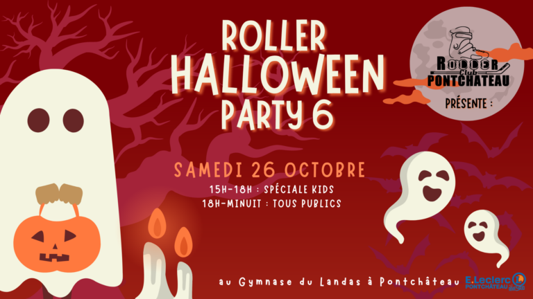 Lire la suite à propos de l’article Roller Halloween Party 6 : c’est le 26 octobre !!!