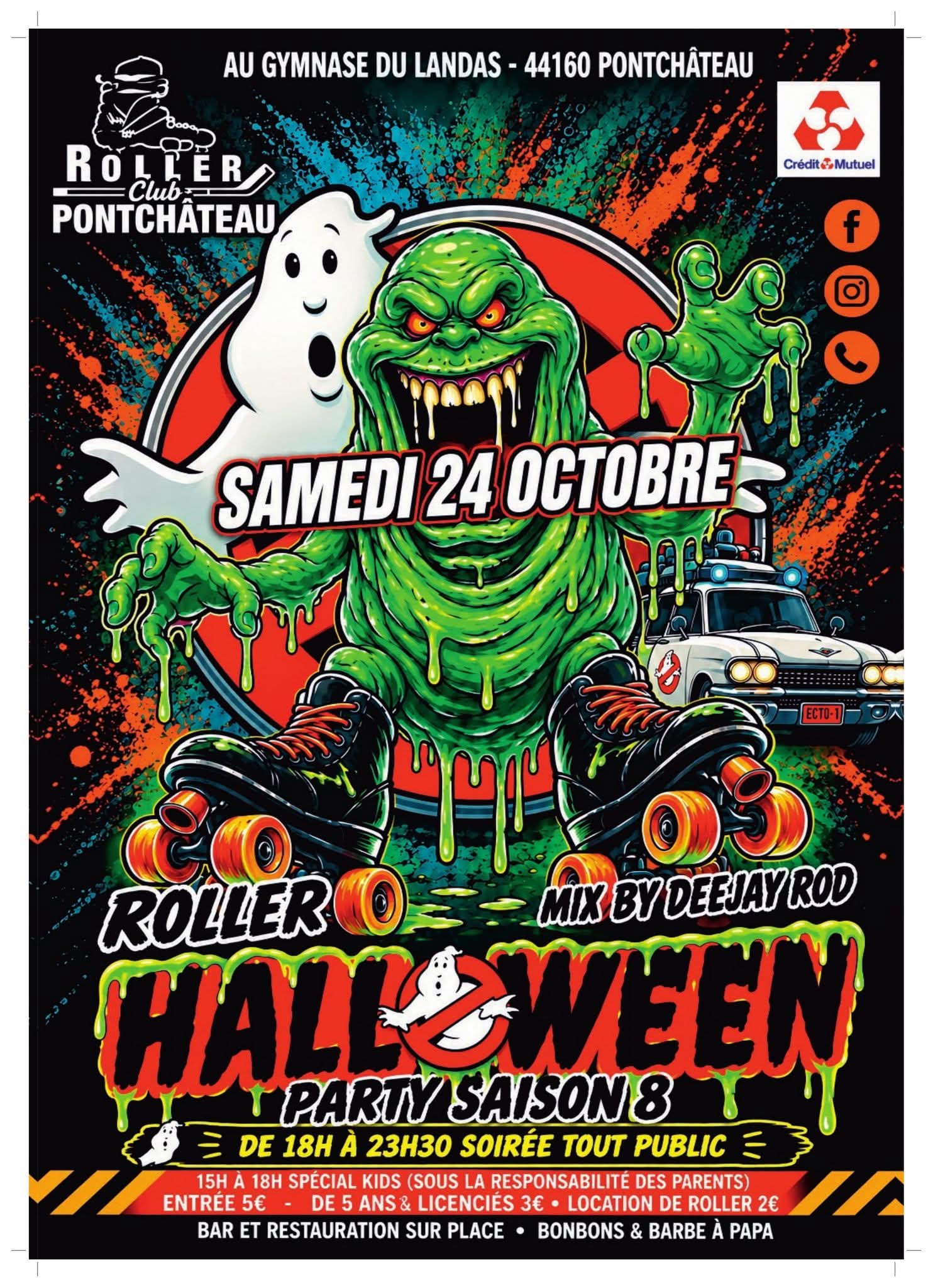 Lire la suite à propos de l’article Roller Halloween Party 8 : c’est le 24 octobre !!!
